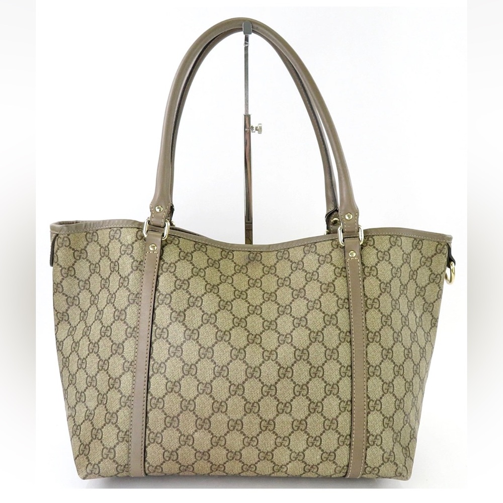 Gucci Brown Monogram Tote - Picture 2 of 14